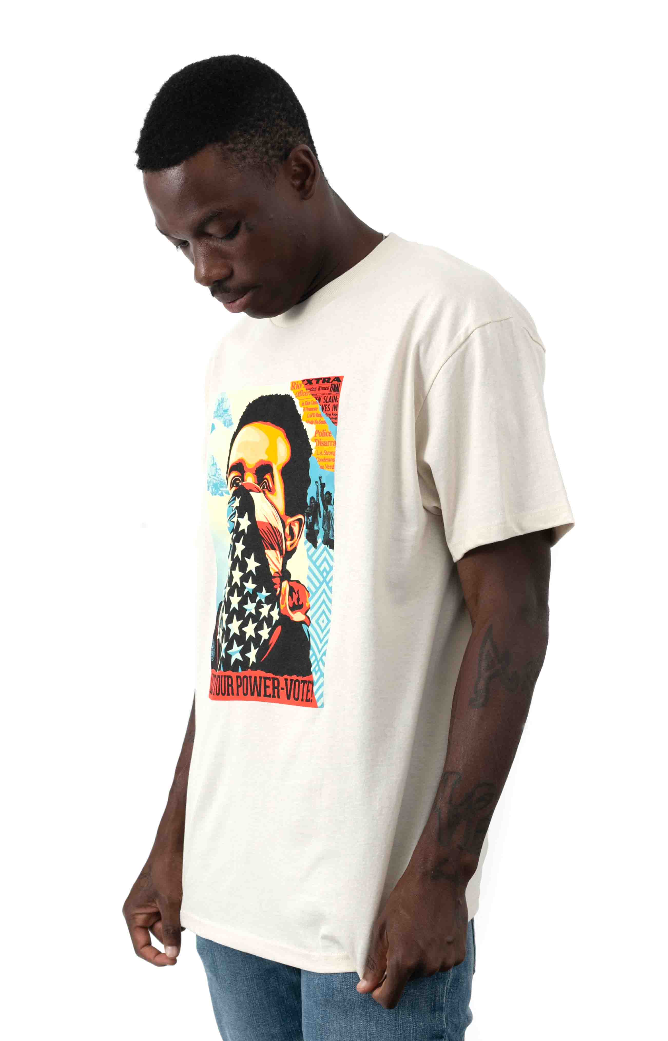 American Pride Vote Tee - Cream